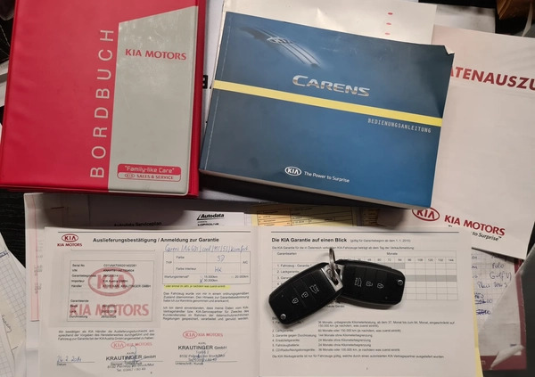Kia Carens cena 33499 przebieg: 125960, rok produkcji 2014 z Nasielsk małe 497